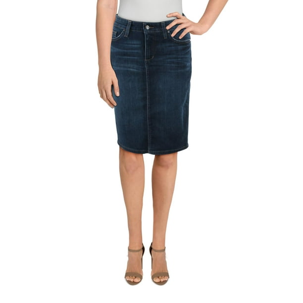 Joes Jeans Womens High Rise Pencil Skirt 